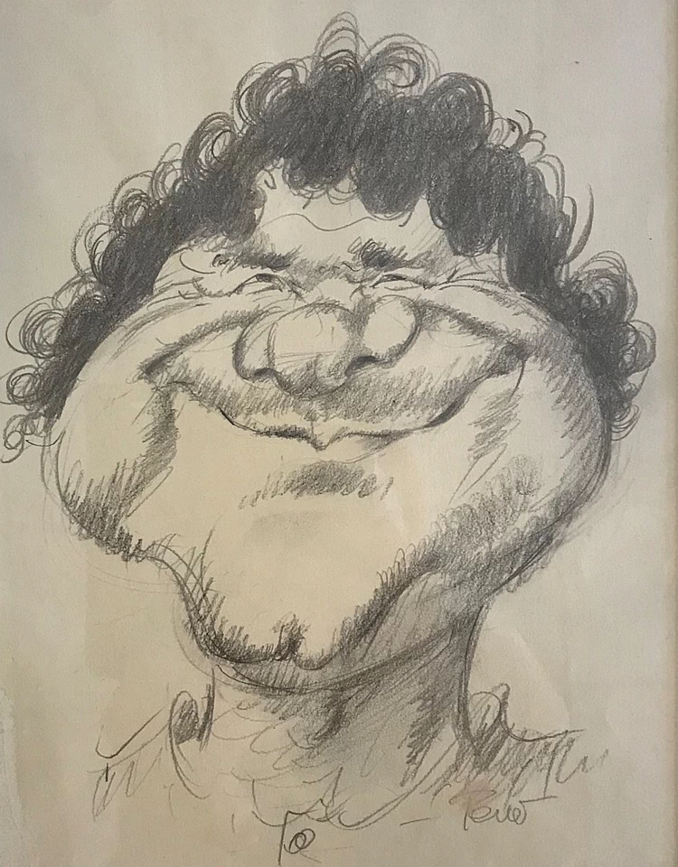Caricatura di Pierre Perret